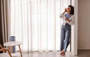 The Elegant Ease: Home with Linen Curtains The Elegant Ease: Home with Linen Curtains